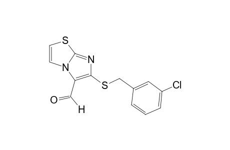 6-[(m-CHLOROBENZYL)THIO]IMIDAZO[2,1-b]THIAZOLE-5-CARBOXALDEHYDE