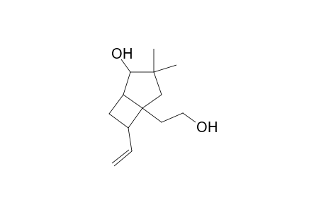 BICYCLO[3.2.0]HEPTAN-2,6-DIOL, 5-(2-HYDROXYETHYL)-3,3-DIMETHYL-6-VINYL-, cis-