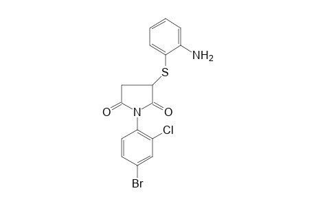 2-[(o-aminophenyl)thio]-N-(4-bromo-2-chlorophenyl)succinimide