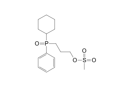 Methanesulfanoic acid,-3-[cyclohexyl(phenyl)phosphonyl]propyl ester