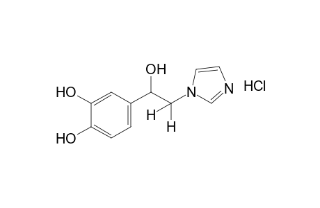 alpha-(3,4-dihydroxyphenyl)imidazole-1-ethanol, monohydrochloride