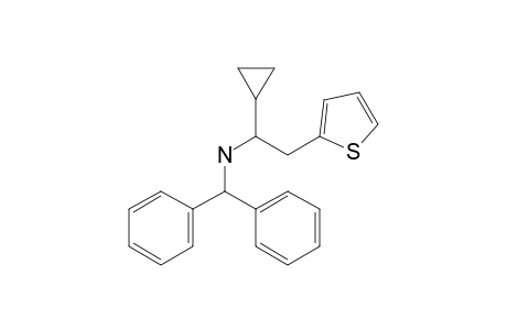 1-cyclopropyl-N-(diphenylmethyl)-2-thiophen-2-yl-ethanamine