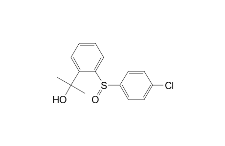2-[2-(4-chlorophenyl)sulfinylphenyl]propan-2-ol