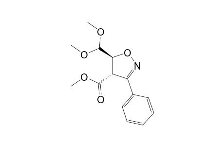 Methyl trans-5-Dimethoxymethyl-3-phenyl-4,5-dihydroisoxazol-4-carboxylate