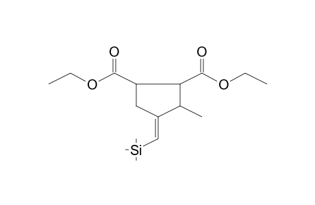 (4E)-3-methyl-4-(trimethylsilylmethylene)cyclopentane-1,2-dicarboxylic acid diethyl ester