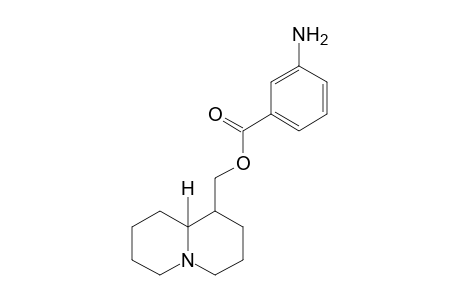 Octahydro-2H-quinolizin-1-ylmethyl 3-aminobenzoate