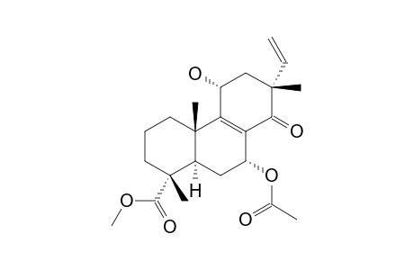 METHYL-7-ALPHA-ACETOXY-11-ALPHA-HYDROXY-14-OXO-8,15-ISO-PIMARADIEN-18-OATE