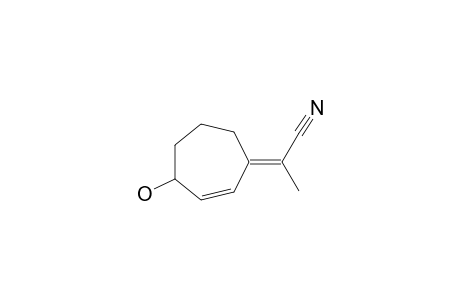 (E)-2-(4-HYDROXYCYCLOHEPT-2-EN-1-YLIDENE)-PROPANENITRILE