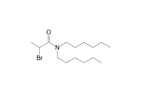 Propanamide, N,N-dihexyl-2-bromo-