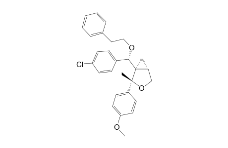 (1R,2R,5S)-1-((S)-(4-chlorophenyl)(phenethoxy)methyl)-2-(4-methoxyphenyl)-2-methyl-3-oxabicyclo[3.1.0]hexane