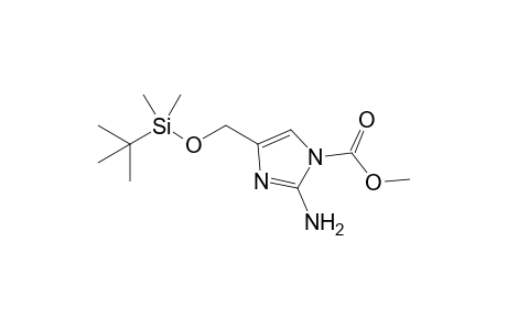 Methyl 4-[(t-butyldimethylsilyloxy)methyl]-2-amino-1H-imidazole-1-carboxylate