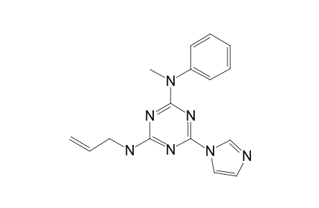 6-(1-imidazolyl)-N4-methyl-N4-phenyl-N2-prop-2-enyl-1,3,5-triazine-2,4-diamine