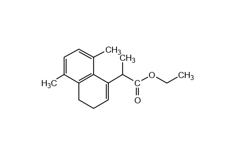 3,4-dihydro-alpha,5,8-trimethyl-1-naphthaleneacetic acid, ethyl ester