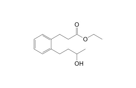 Ethyl 3-[2-(3-hydroxybutyl)phenyl]propanoate