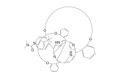 5,15-{[[4-(tert-Butyl)-2-(N,N-dimethylcarbamoyl)thio-1,3-phenylene]bis(trimethyleneoxy)]di-2,1-phenylene}-10,20-(undecamethylenedioxydi-2,1-phenylene)porphyrin