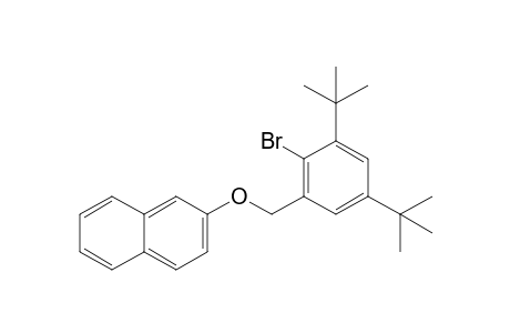 2-Bromo-1,5-di-t-butyl-3-(2-naphthyloxymethyl)benzene