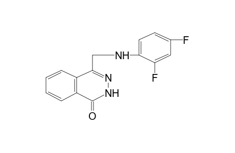 4-[(2,4-DIFLUOROANILINO)METHYL]-1(2H)-PHTHALAZINONE