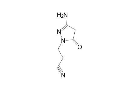 3-amino-5-oxo-2-pyrazoline-1-propionitrile