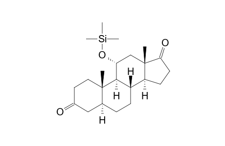 5.ALPHA.-ANDROSTAN-11.ALPHA.-OL-3,17-DIONE-TRIMETHYLSILYL ETHER