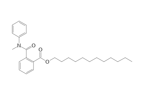 Phthalic acid, monoamide, N-methyl-N-phenyl-, dodecyl ester