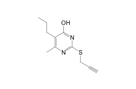 6-methyl-5-propyl-2-[(2-propynyl)thio]-4-pyrimidinol