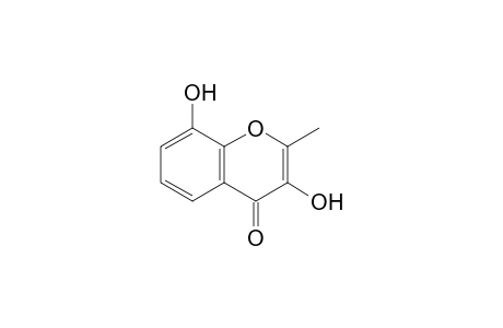 4H-1-Benzopyran-4-one, 3,8-dihydroxy-2-methyl-