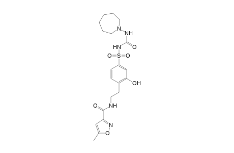 Glisoxepide-M (HO-ring) isomer 1 MS2