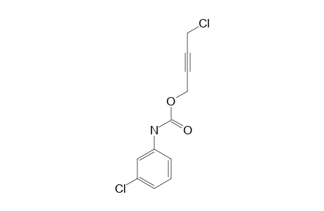 m-chlorocarbanilic acid, 4-chloro-2-butynyl ester