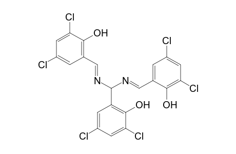 2,2'-[(3,5-dichlorosalicylidene)bis(nitrilomethylidyne)]bis[4,6-dichlorophenol