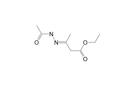 Ethyl-3-(acetylhydrazono)butanoate