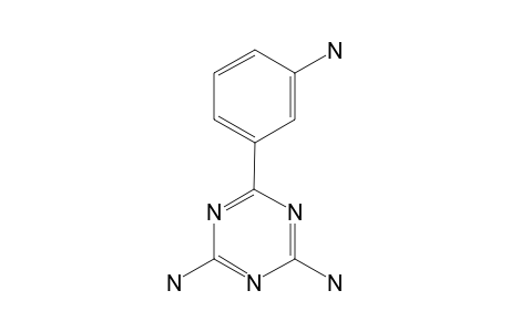 2-(m-aminophenyl)-4,6-diamino-s-triazine