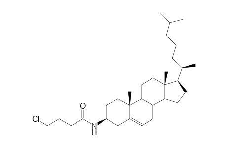 Butanamide, 4-chloro-N-[(3.beta.)-cholest-5-en-3-yl]-