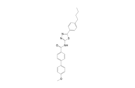 N-[5-(4-Butylphenyl)-1,3,4-thiadiazol-2-yl]-4'-methoxy[1,1'-biphenyl]-4-carboxamide