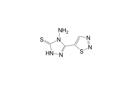 3H-1,2,4-Triazole-3-thione, 4-amino-2,4-dihydro-5-(1,2,3-thiadiazol-5-yl)-