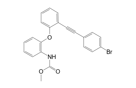 Methyl 2-[2-(4-bromophenylethynyl)phenoxy]phenyl]carbamate