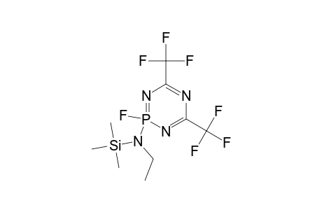 1,3,5,2-Triazaphosphorine, 2-[ethyl(trimethylsilyl)amino]-2-fluoro-2,2-dihydro-4,6-bis(trifluoro methyl)-