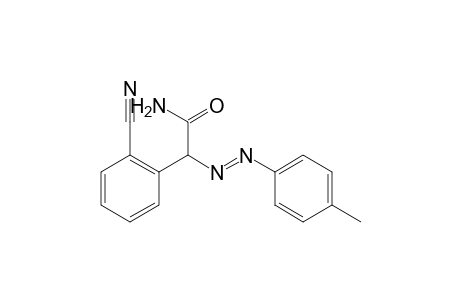 (E)-2-(2-cyanophenyl)-2-(p-tolyldiazenyl)acetamide