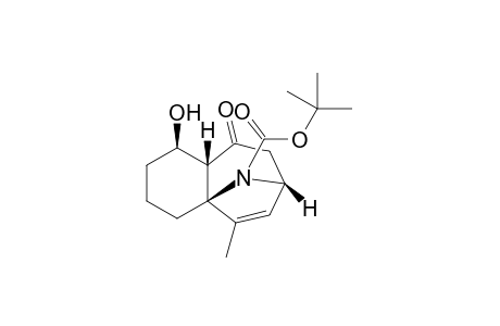 tert-Butyl (1R*,4aS*,7R*,9aR*)-1-hydroxy-5-methyl-9-oxo-1,2,3,4,7,8,9,9a-octahydro-4a,7-epimino-benzo[7]annulene-10-carboxylate