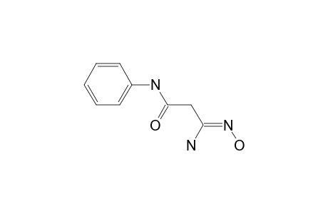 Propanamide, 3-amino-3-(hydroxyimino)-N-phenyl-