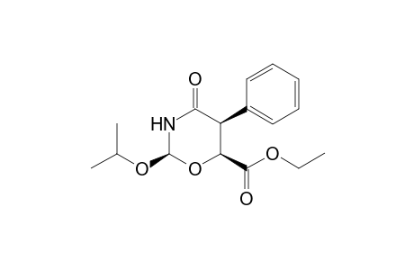 2-isopropoxy-4-keto-5-phenyl-1,3-oxazinane-6-carboxylic acid ethyl ester