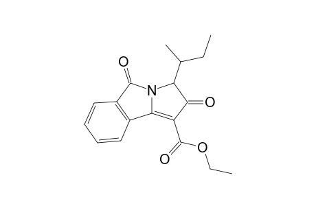 ETHYL-3-SEC.-BUTYL-2,5-DIOXO-2,3-DIHYDRO-5H-PYRROLO-[1,2-A]-ISOINDOLE-1-CARBOXYLATE;ISOMER-B