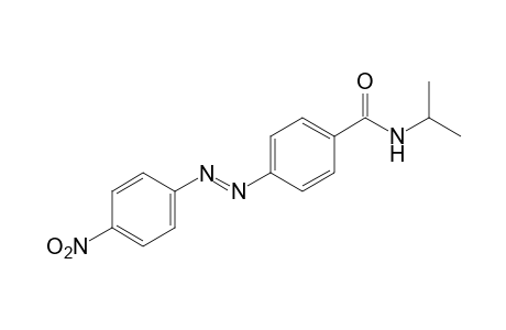 N-isopropyl-p-[(p-nitrophenyl)azo]benzamide