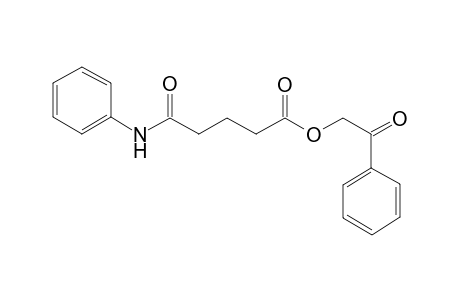 4-Phenylcarbamoyl-butyric acid 2-oxo-2-phenyl-ethyl ester