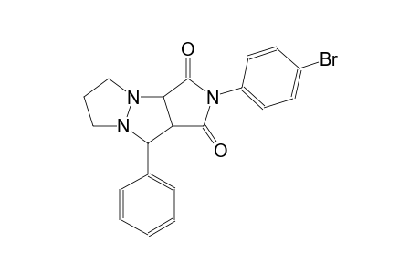 2-(4-bromophenyl)-9-phenyltetrahydro-5H-pyrazolo[1,2-a]pyrrolo[3,4-c]pyrazole-1,3(2H,3aH)-dione