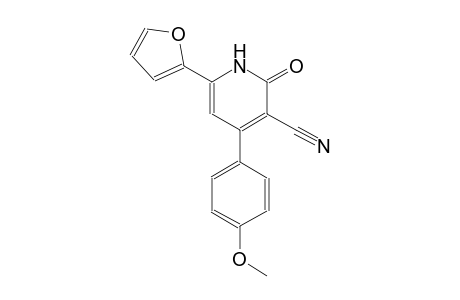 6-(2-furyl)-4-(4-methoxyphenyl)-2-oxo-1,2-dihydro-3-pyridinecarbonitrile