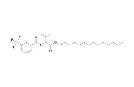 L-Valine, N-(3-trifluoromethylbenzoyl)-, tetradecyl ester