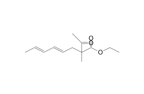 4,6-Octadienoic acid, 2-acetyl-2-methyl-, ethyl ester