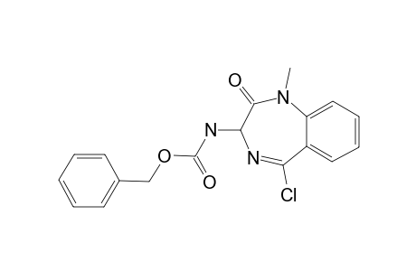 (1-METHYL-5-CHLORO-2-OXO-2,3,4,5-TETRAHYDRO-1H-BENZO-[E]-[1,4]-DIAZEPIN-3-YL)-CARBAMIC-ACID-BENZYLESTER