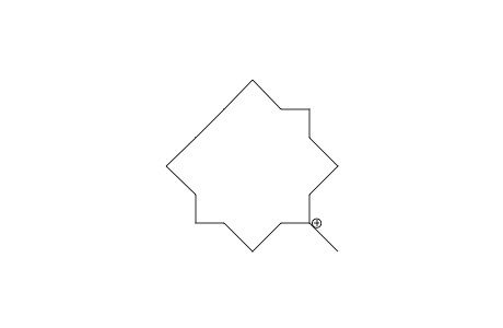 Methyl-1-cyclopentadecanyl cation