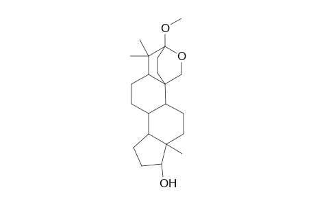 16-Oxapentacyclo[13.2.2.0(1,13).0(2,10).0(5,9)]nonadecane, 15-methoxy-6-ol-5,14,14-trimethyl)-